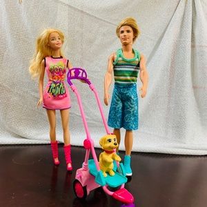 Barbie dog stroller